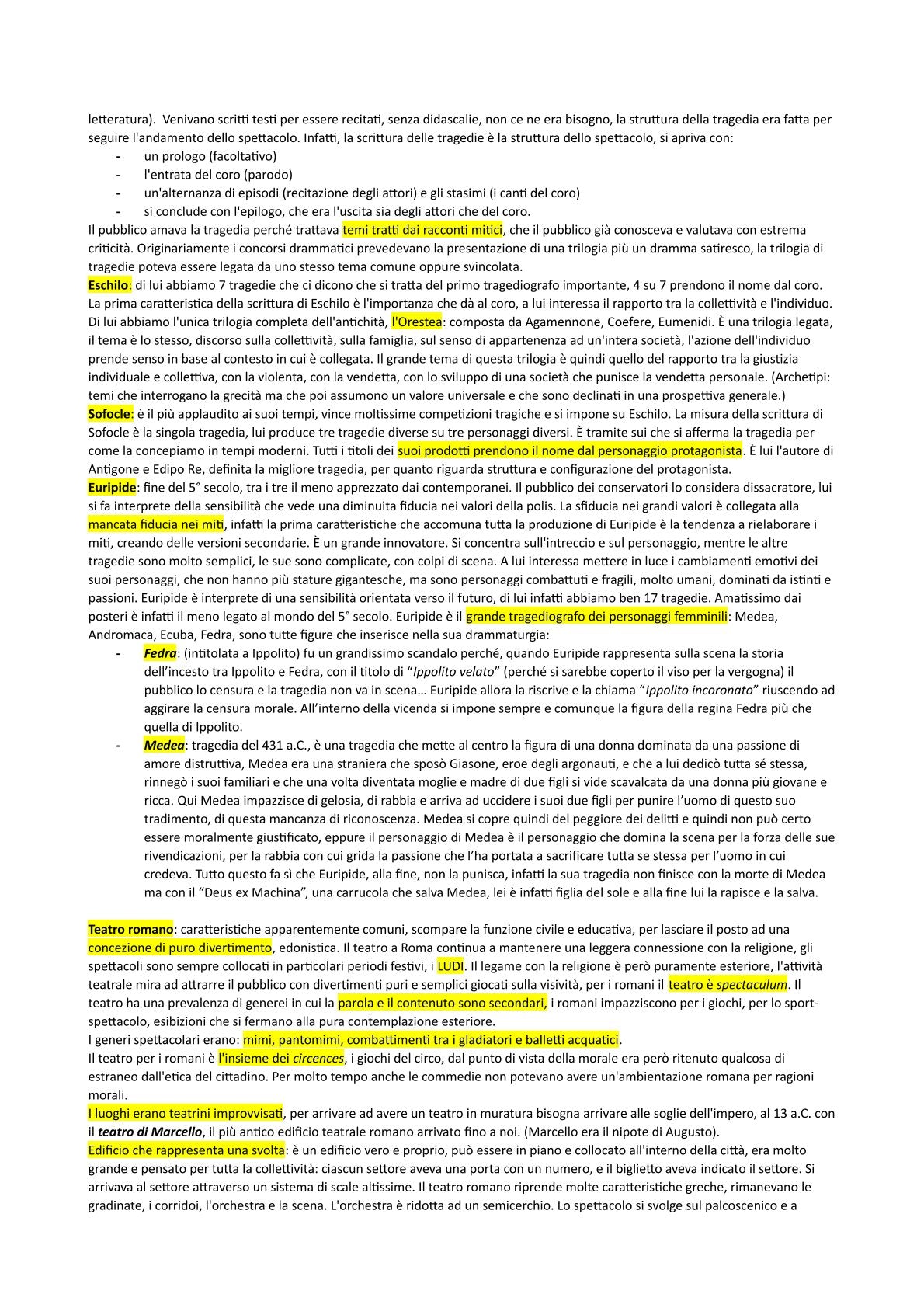 Storia del Teatro e dello Spettacolo