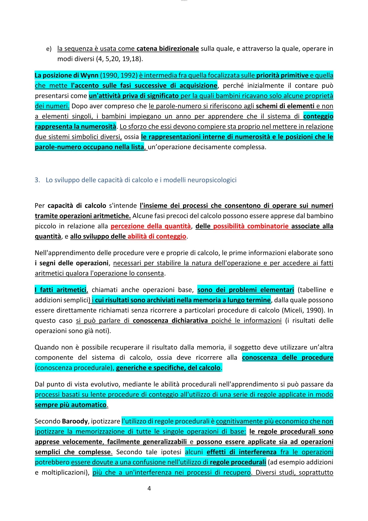 Disturbi dell'apprendimento