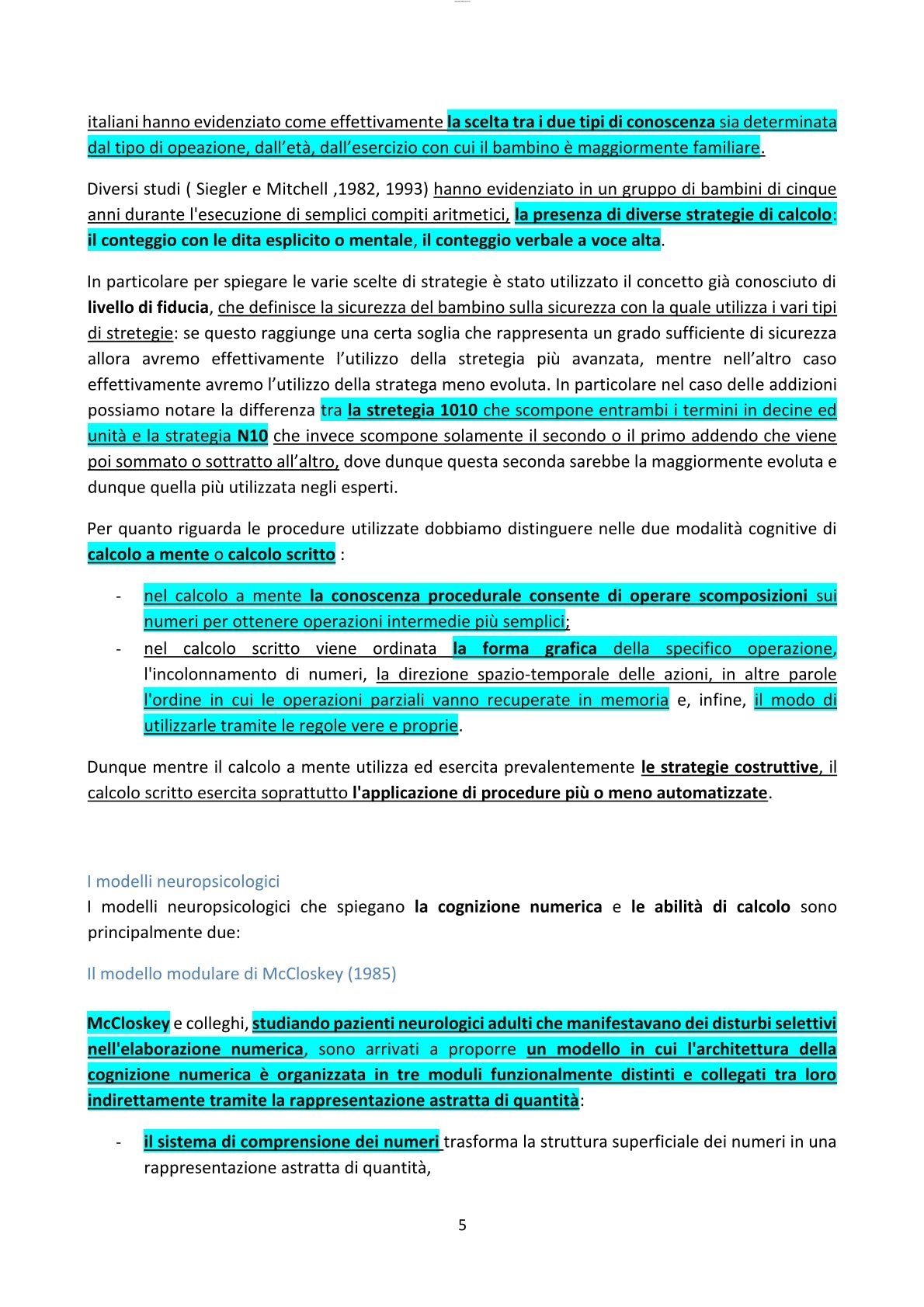 Disturbi dell'apprendimento